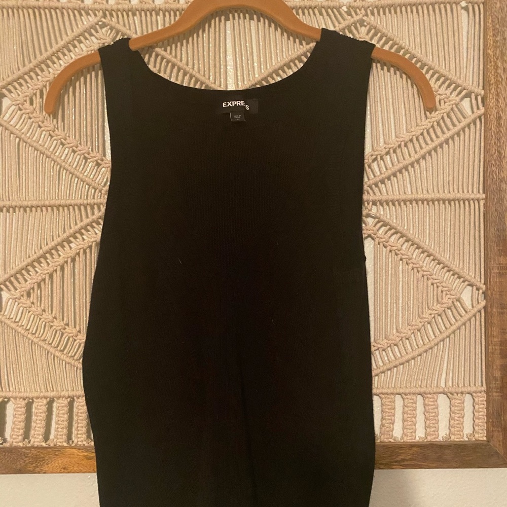Sweater tank top